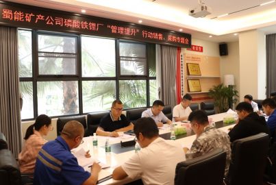 蜀能礦產(chǎn)召開磷酸鐵鋰廠“管理提升”行動銷售、采購專題會