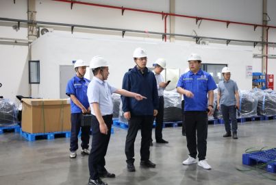 中央紀委國家監(jiān)委機關武世平一行調(diào)研蜀能礦產(chǎn)磷酸鐵鋰廠