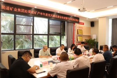 蜀道礦業(yè)集團(tuán)黨委委員、紀(jì)委書記應(yīng)文波一行赴蜀能礦產(chǎn)公司開展黨風(fēng)廉政建設(shè)半年度檢查暨作風(fēng)巡查